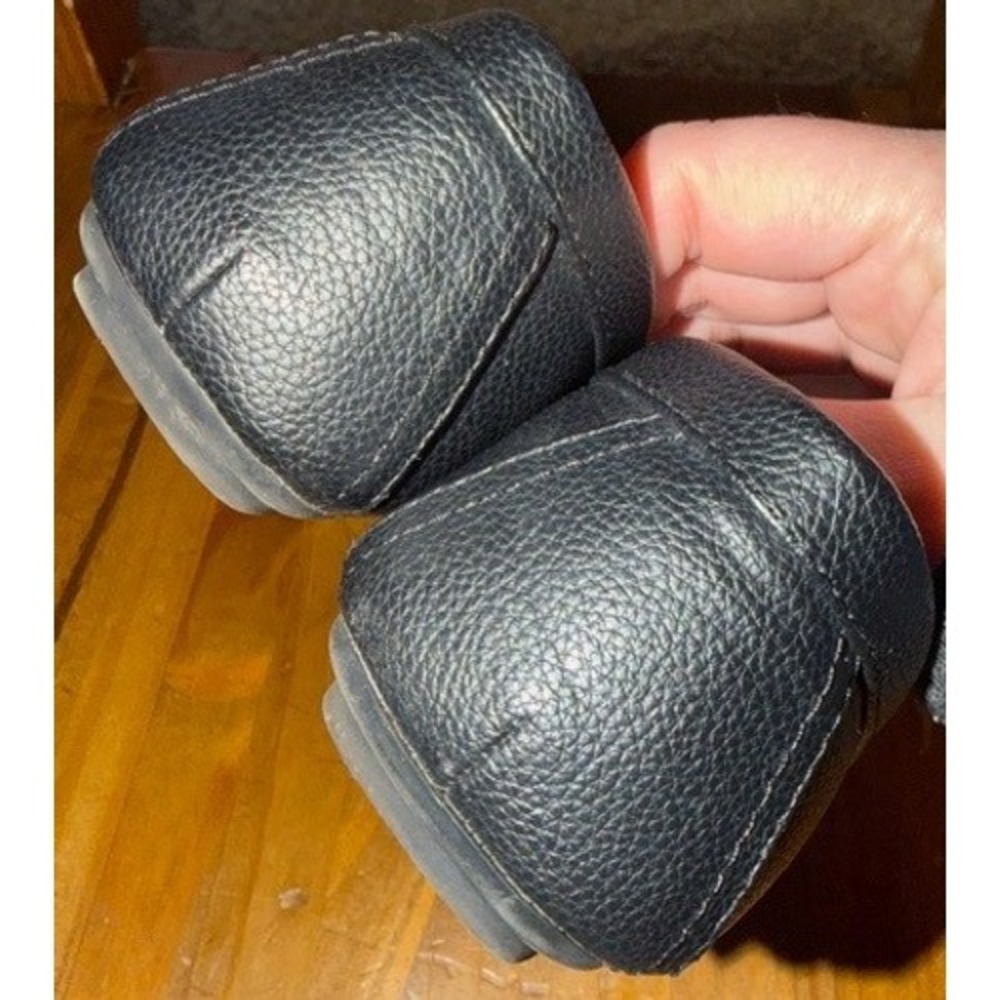 Calvin Klein Womens KCLINCA Black Pebbled Bow Loafers‎ CK Logo Flats Size 6M - Picture 5 of 7